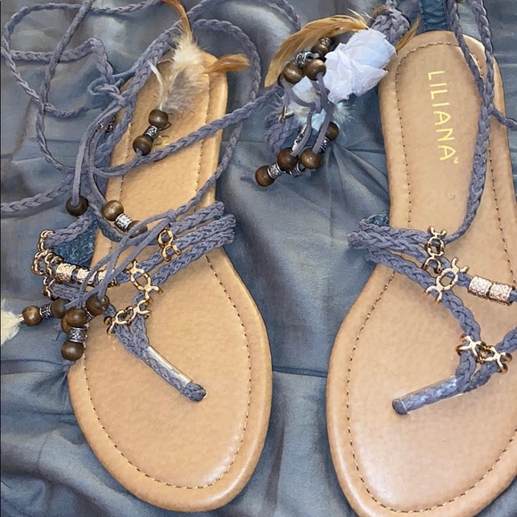 Liliana Shoes - NWOT ankle wrap sandals!